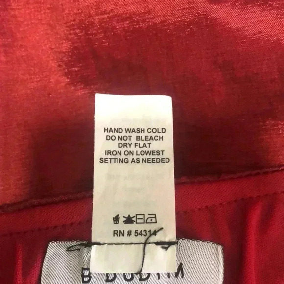 B.Darlin formal dress ruby red plus size 17 - Picture 4 of 9